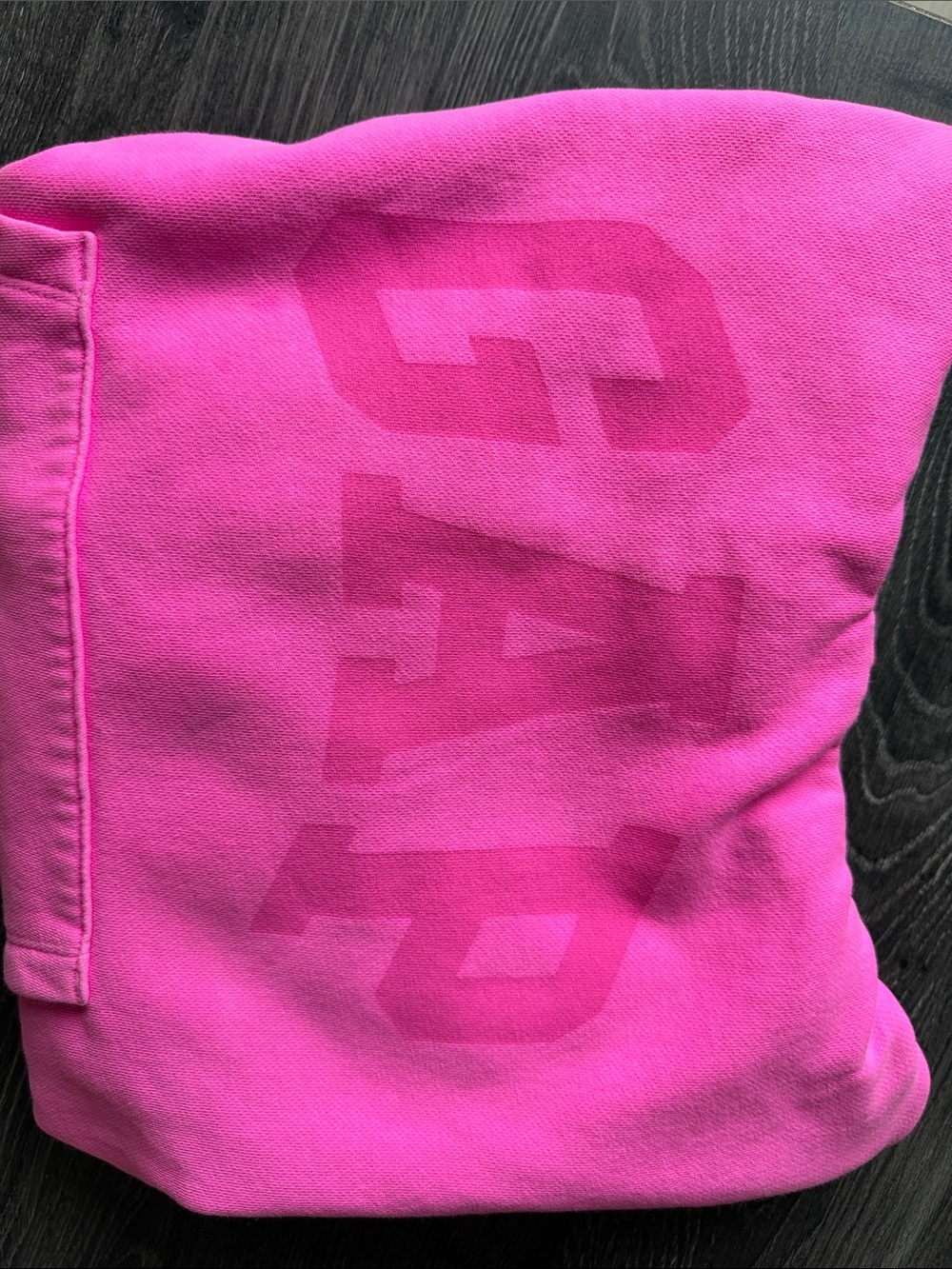 GAP Hot Pink Pullover Hoodie with Subtle Logo